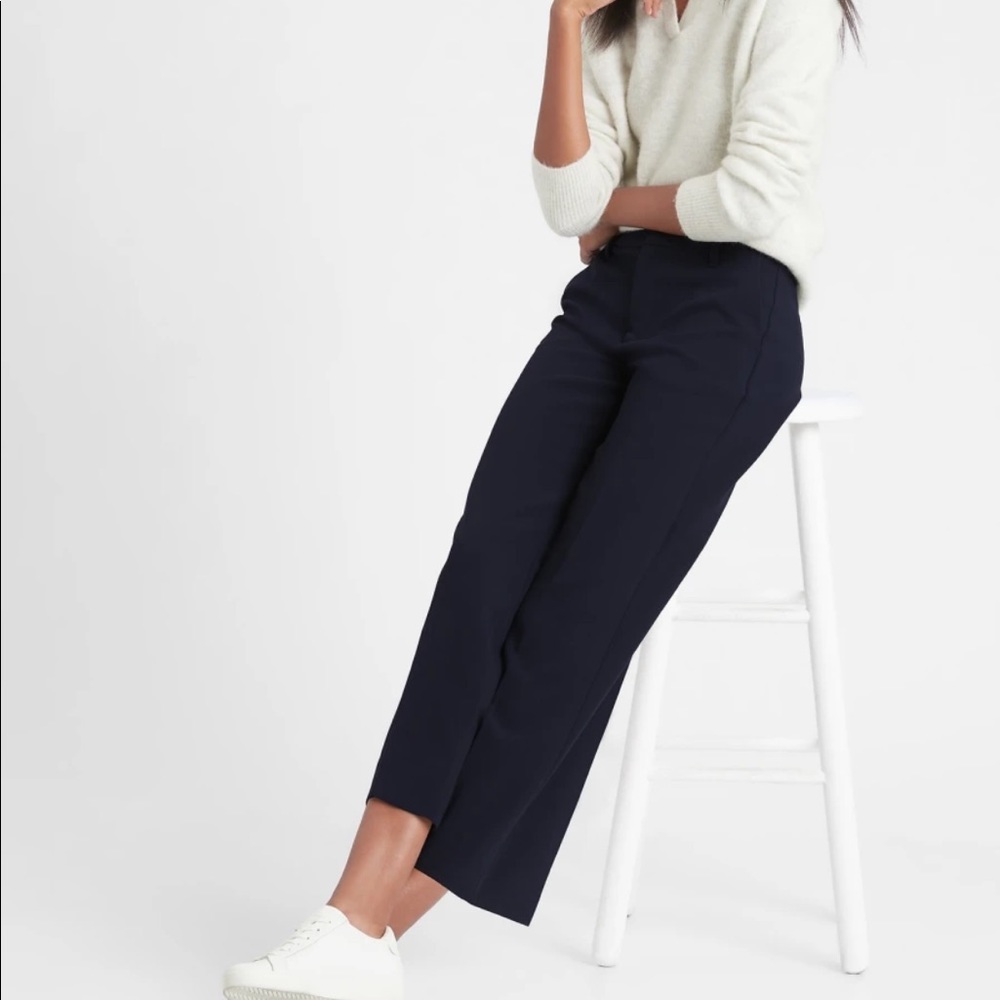 Banana Republic Cropped Wide Leg